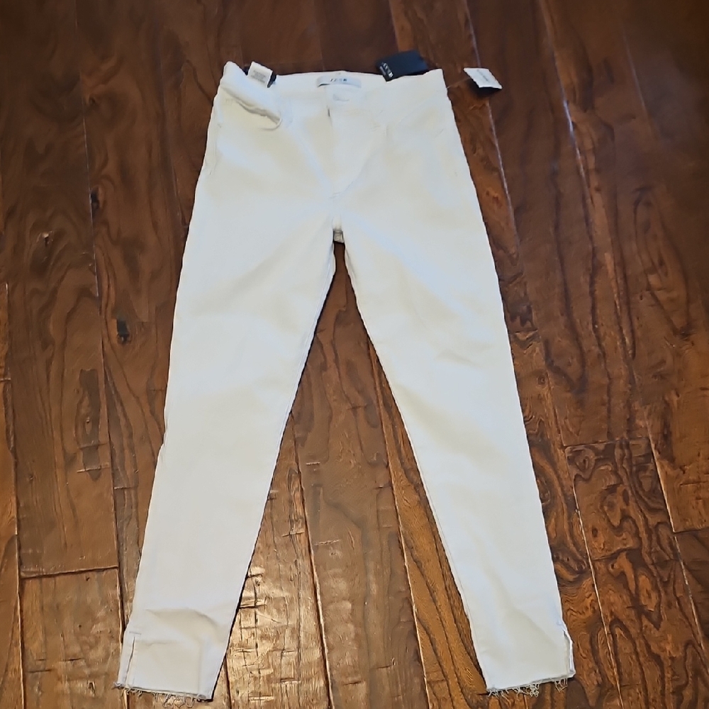 Joe's White High Rise Skinny Ankle Jeans